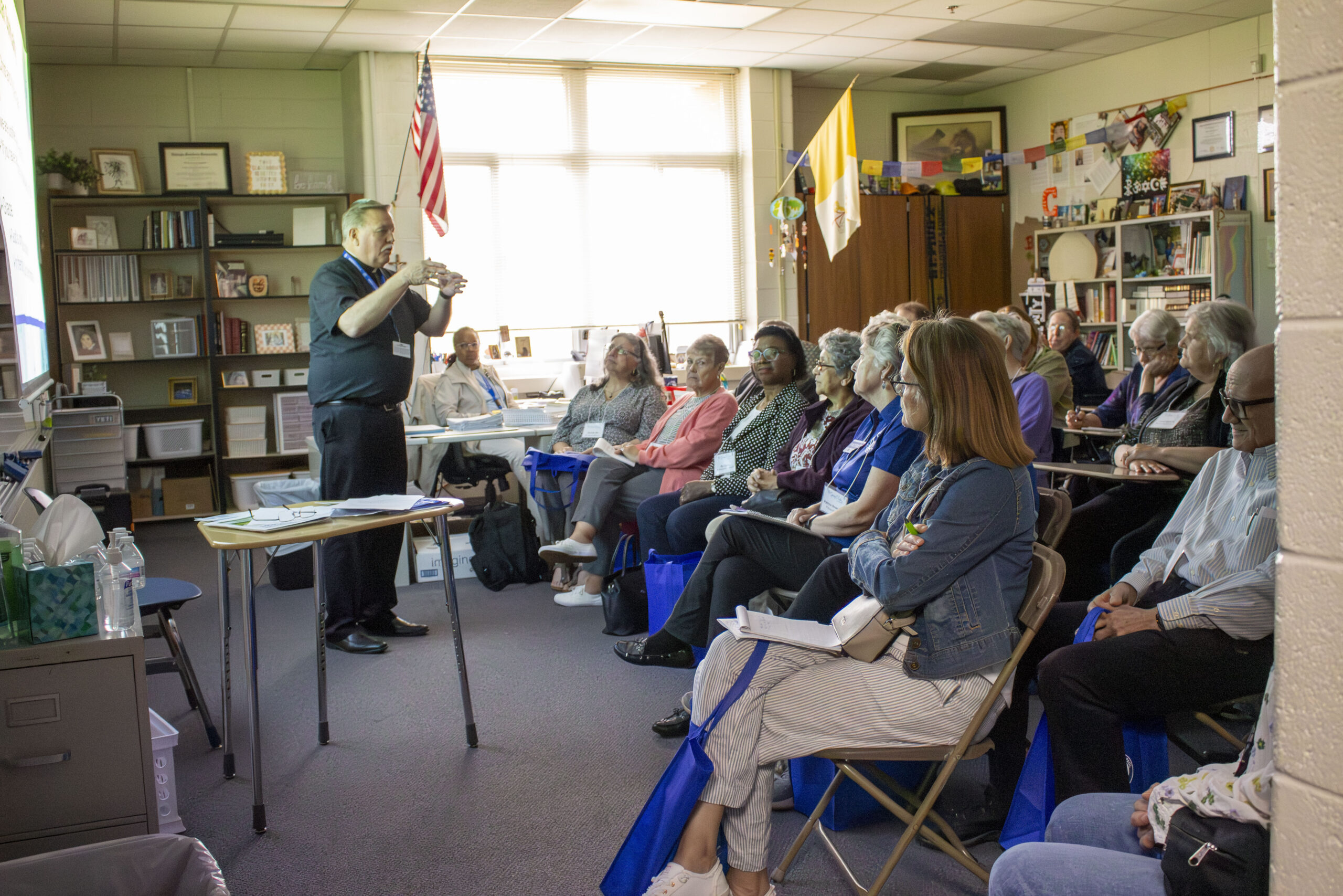 Attendees at 2025 Spring to Life listening to a speaker at a workshop