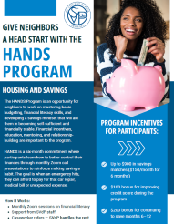 HANDS Program Brochure screenshot