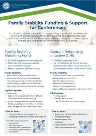 Family Stability Funding & Support for Conferences
