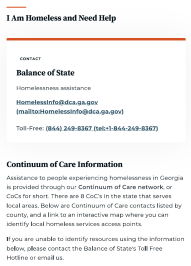 I am Homeless and Need Help screenshot