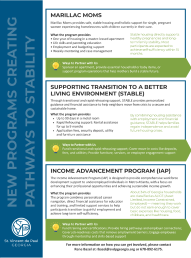 Volunteer Income Tax Assistance (VITA) flyer screenshot